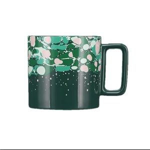 Starbucks Marble Forest Green Ceramic Coffee Cup (2022) - 12 OZ